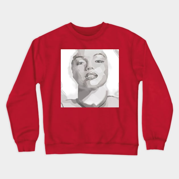 Marilyn Monroe Crewneck Sweatshirt by teenamarie23art